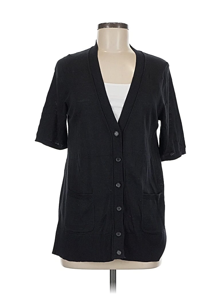 Pre-owned Ann Taylor Loft Cardigan Sweater In Black