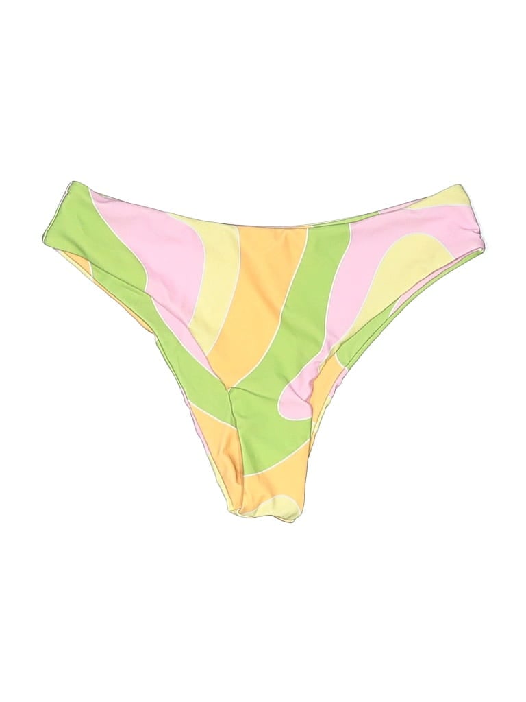 Pre-owned Aurelle Swimsuit Bottoms In Green
