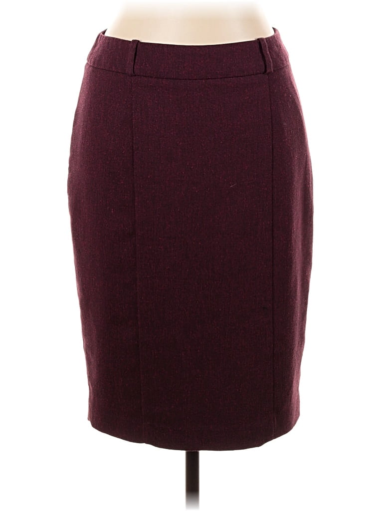 Pre-owned Mossimo Formal Skirt In Burgundy