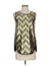 J.Crew Gold Sleeveless Blouse Size 0 - photo 1
