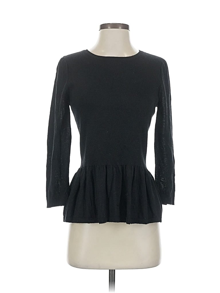 Pre-owned Ann Taylor Loft Pullover Sweater In Black