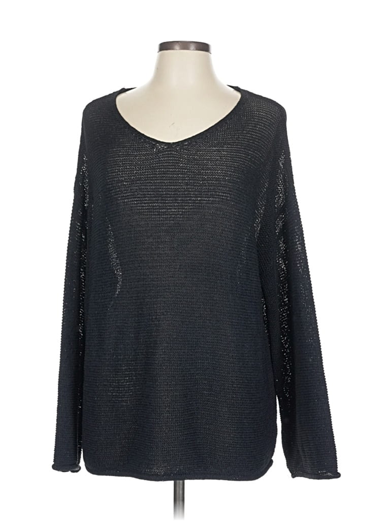 Pre-owned Unbranded Pullover Sweater In Black