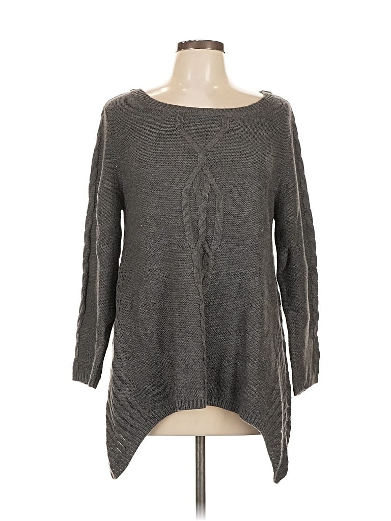 Pre-owned Style & Co Pullover Sweater In Gray