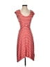 Max Studio Stripes Red Casual Dress Size XS - photo 1