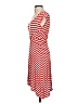 Max Studio Stripes Red Casual Dress Size XS - photo 5