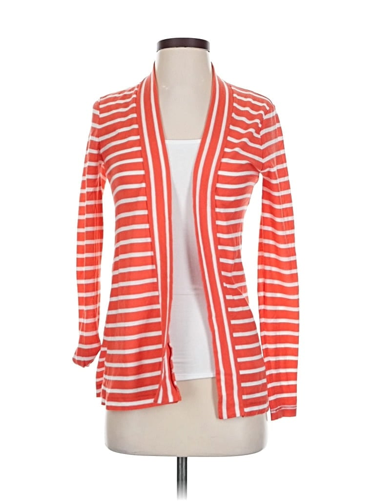 Pre-owned J.crew Factory Store Cardigan Sweater In Orange