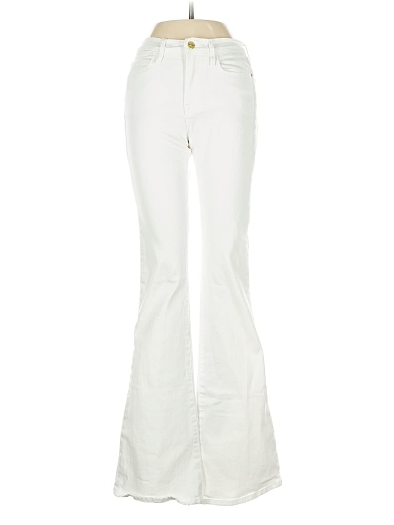 Pre-owned Frame Jeans In White