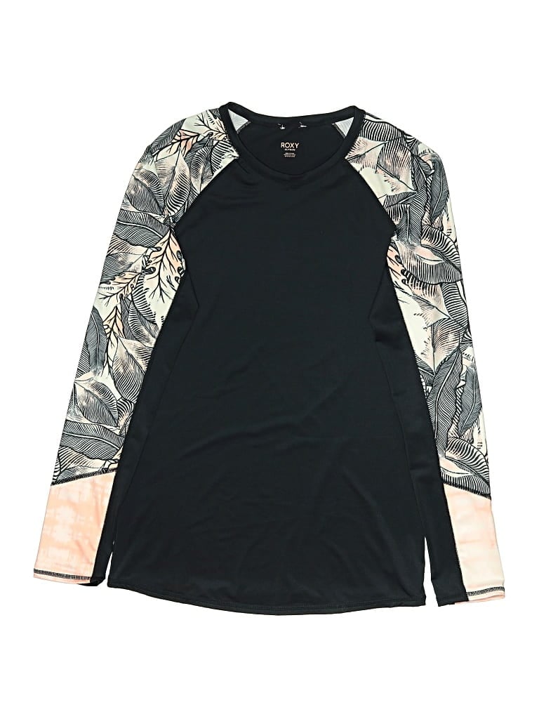 Pre-owned Roxy Rash Guard In Black