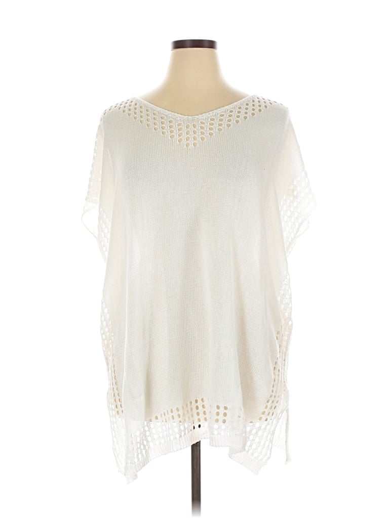 UNBRANDED Pre-owned Swimsuit Cover Up In White