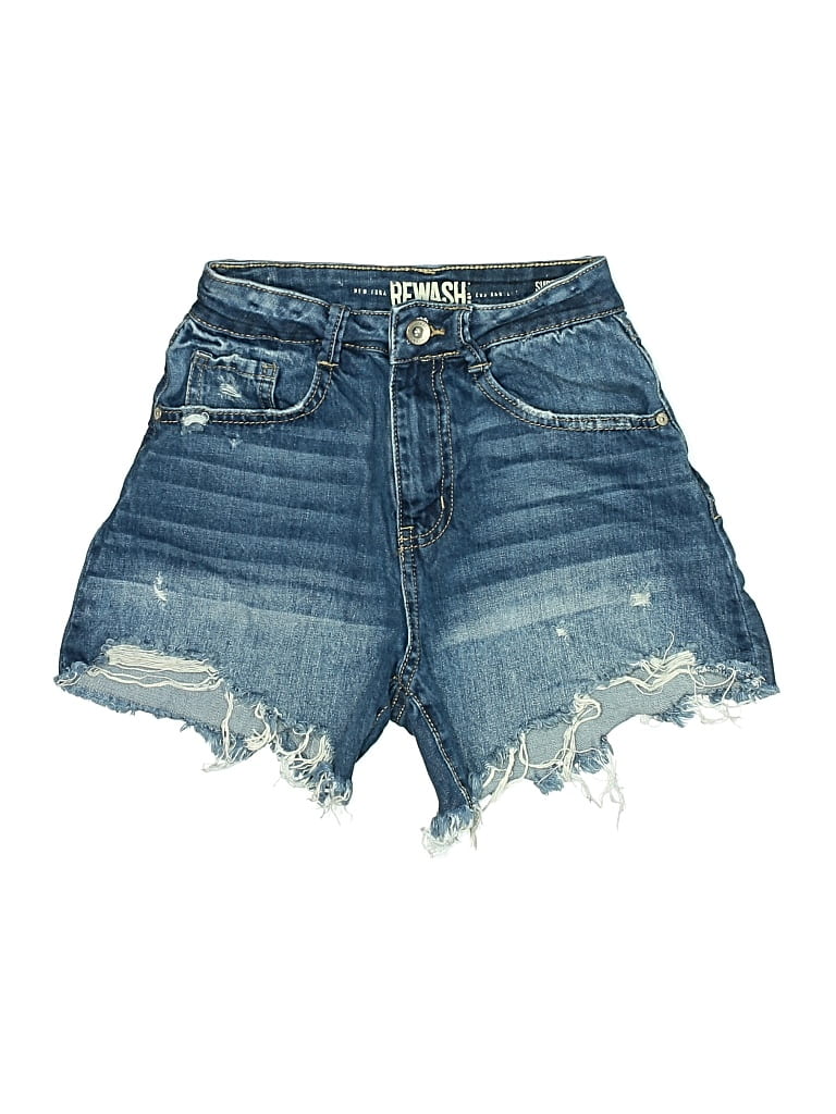 Pre-owned Rewash Denim Shorts In Blue