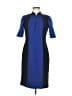 Worth New York Color Block Blue Casual Dress Size 6 - photo 1