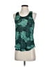 H&M Conscious 100% Polyester Green Tank Top Size XS - photo 1