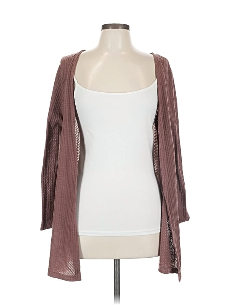 Pre-owned Unbranded Cardigan Sweater In Brown