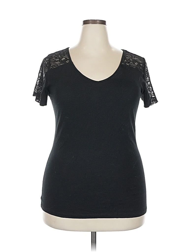 AMBIANCE Pre-owned Short Sleeve T-shirt In Black