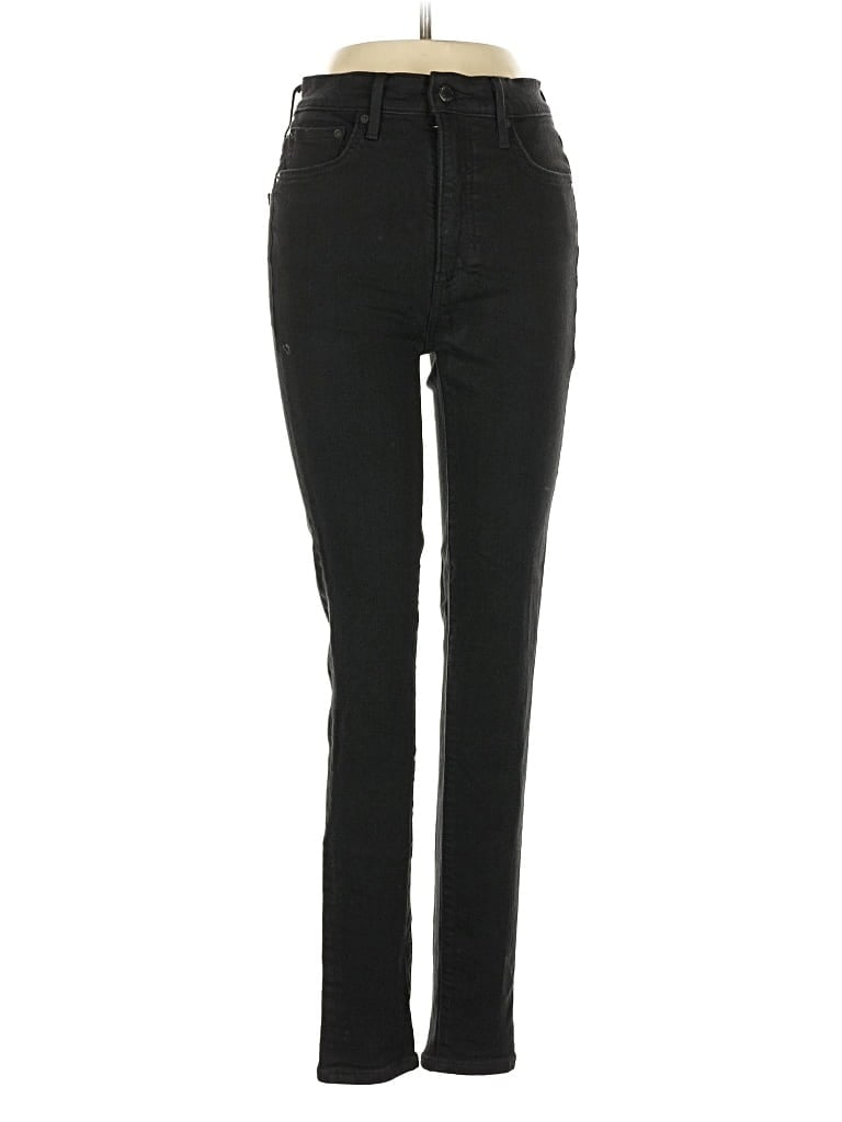 Pre-owned Denim Forum Jeggings In Black