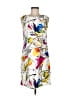 DressBarn Graphic White Cocktail Dress Size 6 - photo 1