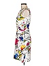 DressBarn Graphic White Cocktail Dress Size 6 - photo 5