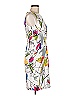 DressBarn Graphic White Cocktail Dress Size 6 - photo 4