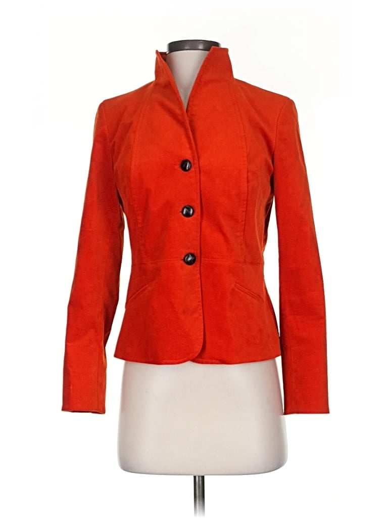 Click to view more detailed imagery on our partner's website Pre-owned Talbots Blazer Jacket In Orange