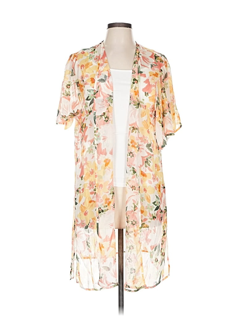 Pre-owned Maurices Kimono In Yellow