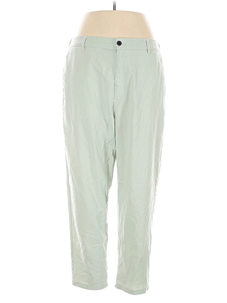 Pre-owned Pull & Bear Casual Pants In Green