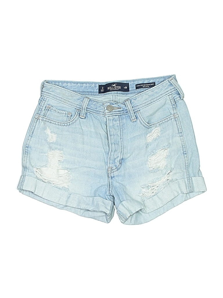 Click to view more detailed imagery on our partner's website Pre-owned Hollister Denim Shorts In Blue