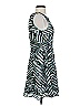 Parker 100% Polyester Chevron-herringbone Green Black Cocktail Dress Size XS - photo 4