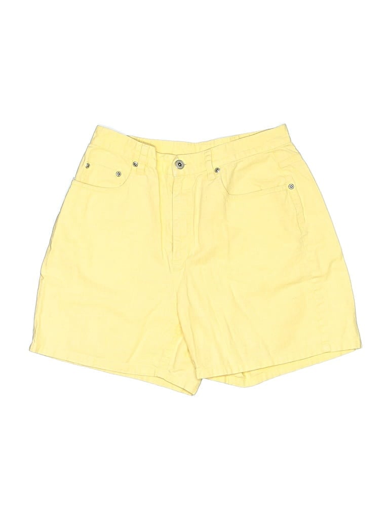 Pre-owned Lizwear By Liz Claiborne Shorts In Yellow