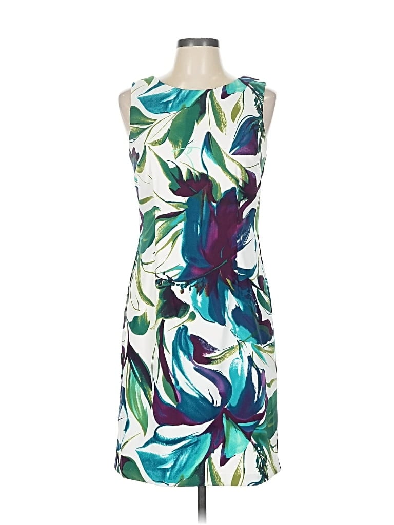 Pre-owned Connected Apparel Cocktail Dress In Blue