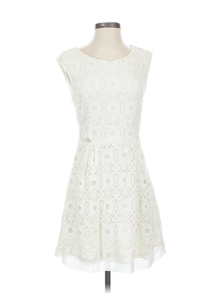 Pre-owned Kimchi Blue Cocktail Dress In White