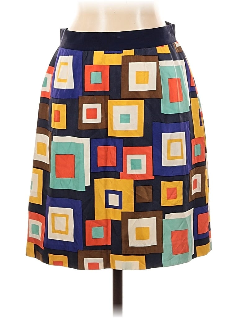 Pre-owned Kate Spade New York Silk Skirt In Blue