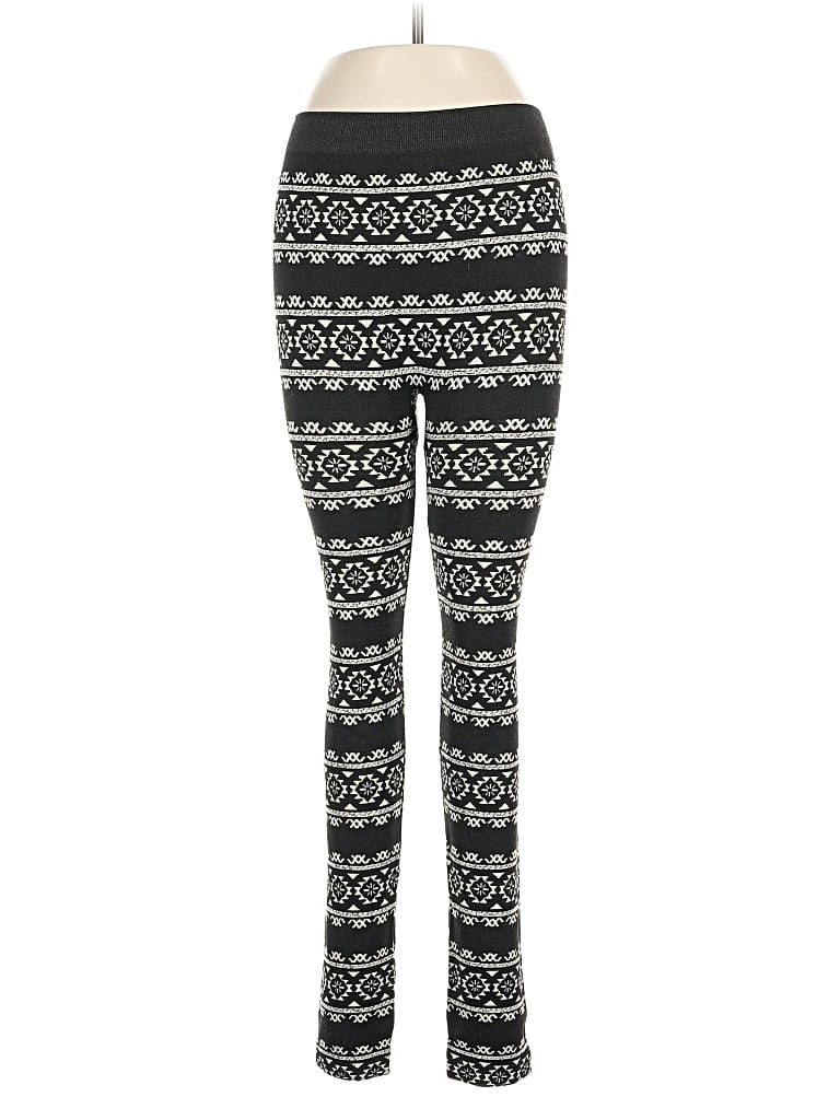 Pre-owned Pink Republic Leggings In Black