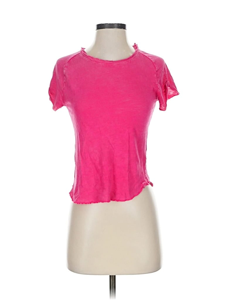 Pre-owned We The Free Short Sleeve T-shirt In Pink