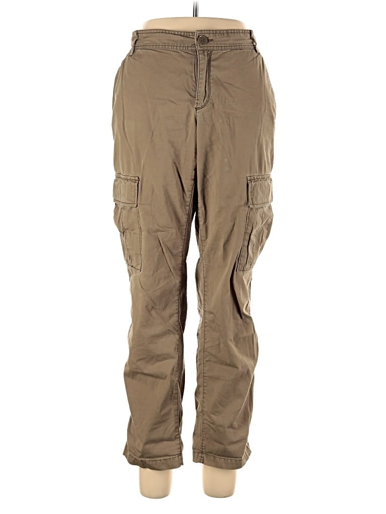 Pre-owned Ann Taylor Loft Cargo Pants In Brown