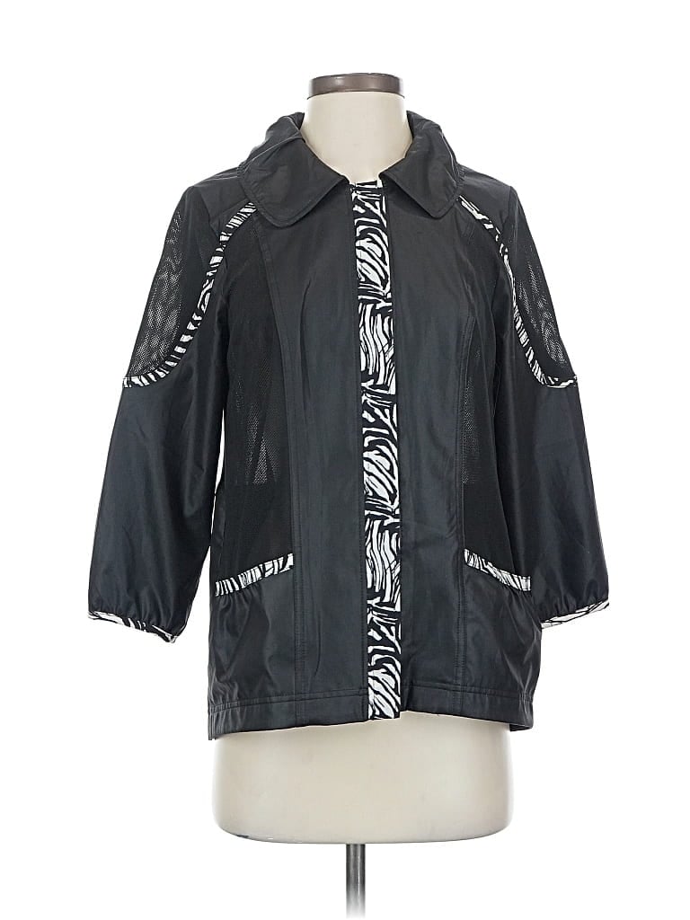 Pre-owned Zenergy By Chico's Jacket In Black