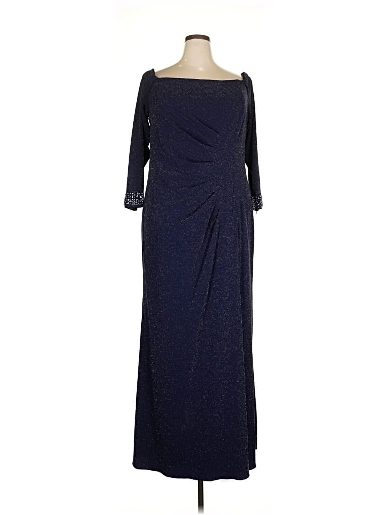 Adrianna Papell Cocktail Dress In Blue