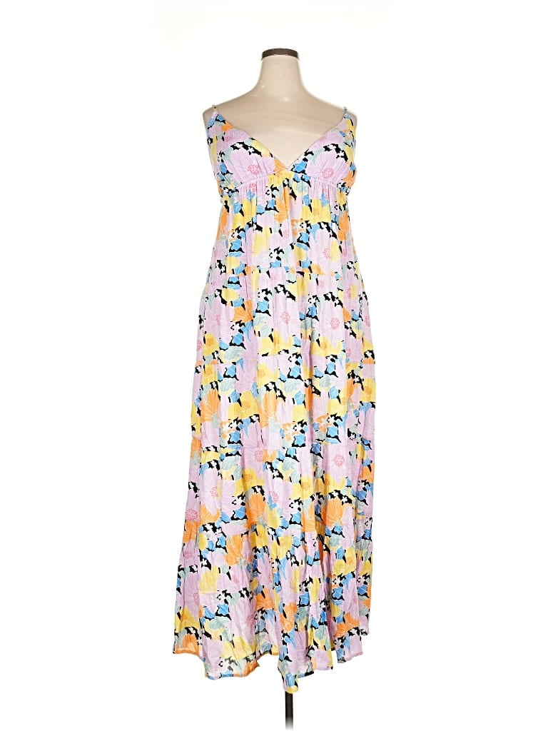 Pre-owned Roxy Casual Dress In Yellow