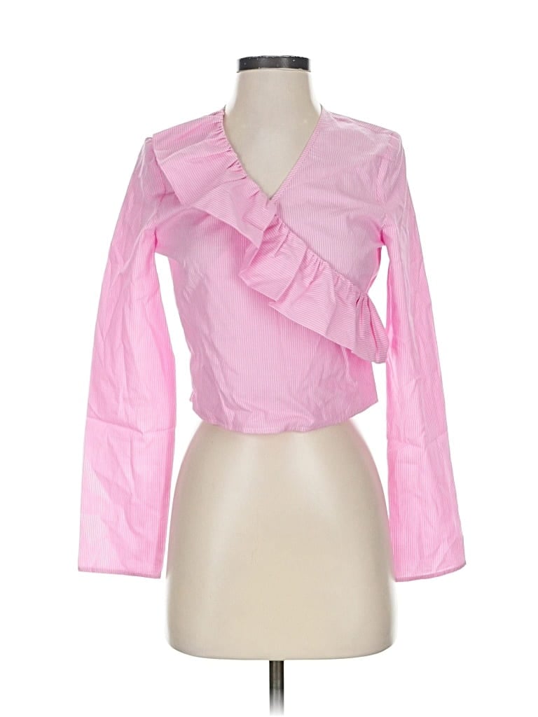 Freshman 1996 3/4 Sleeve Blouse In Pink