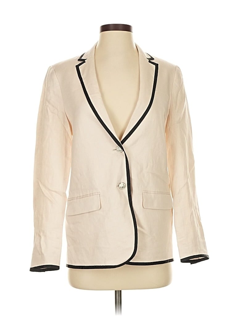 Pre-owned J.crew Factory Store Blazer Jacket In White