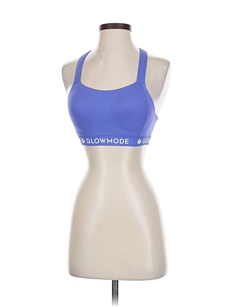 Pre-owned Glowmode Sports Bra In Blue