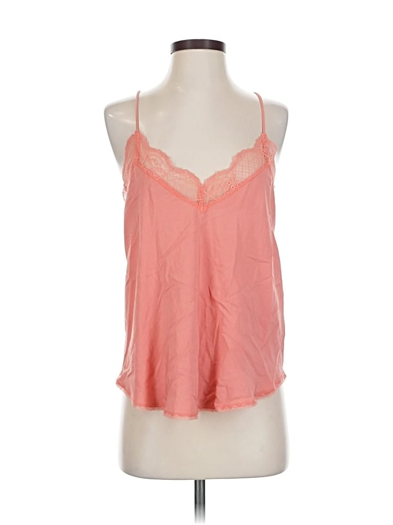Pre-owned Lovestitch Tank Top Pink Halter Neckline Tops