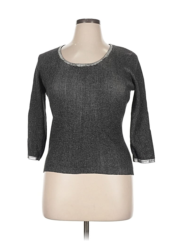 Pre-owned Spanner Cardigan Sweater In Gray