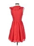 Express 100% Polyester Solid Red Cocktail Dress Size 2 - photo 2