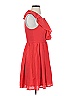 Express 100% Polyester Solid Red Cocktail Dress Size 2 - photo 4