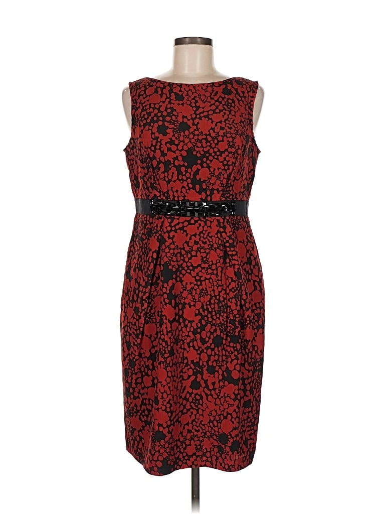 Pre-owned Jones New York Collection Cocktail Dress In Red