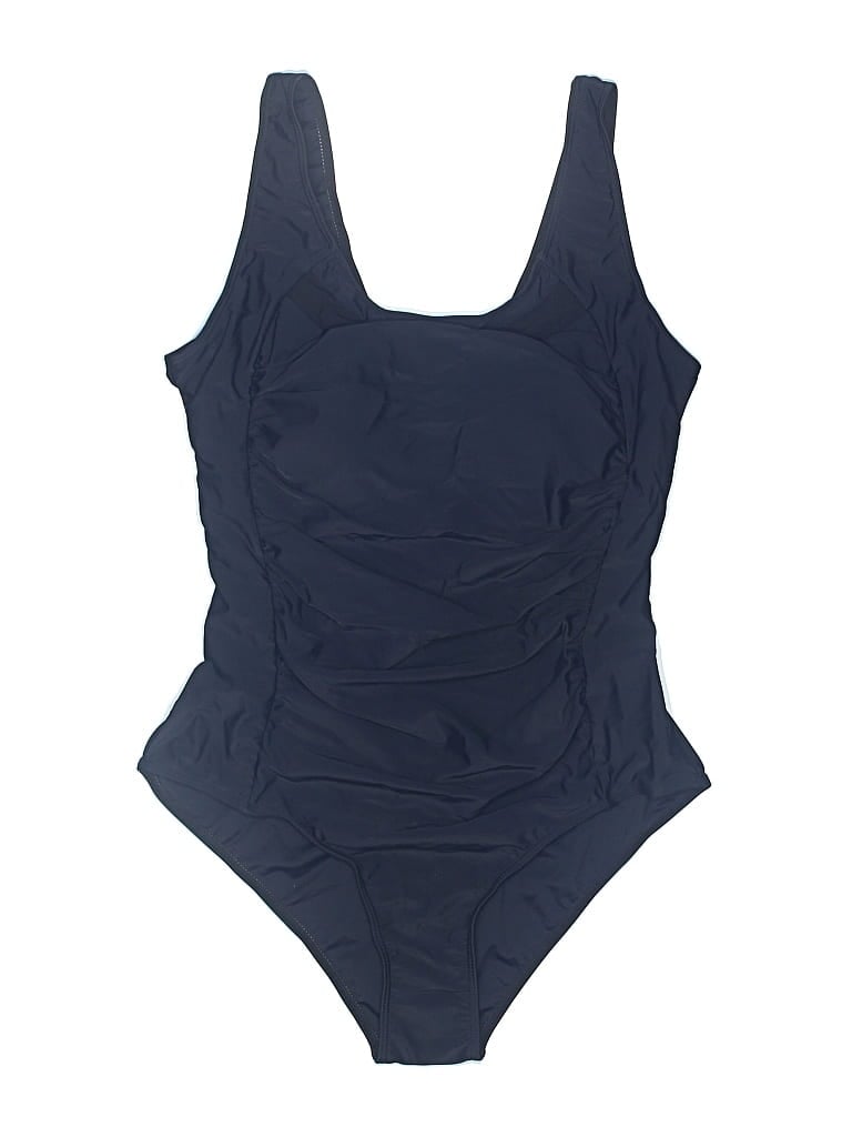 UNBRANDED Pre-owned One Piece Swimsuit In Blue