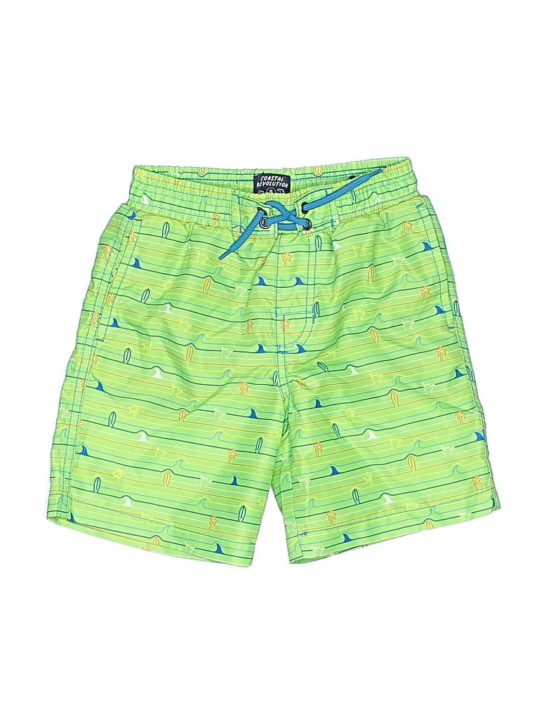 Pre-owned Assorted Brands Kids' Board Shorts In Green