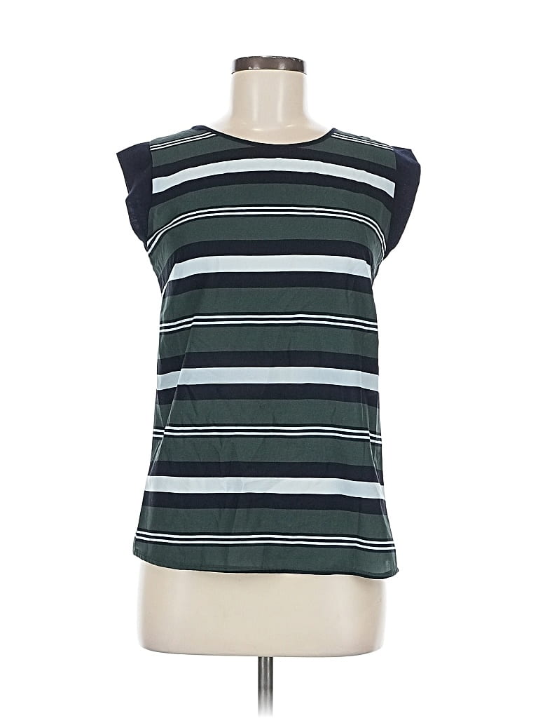 Click to view more detailed imagery on our partner's website Pre-owned French Connection Sleeveless Top Green Boatneck Tops