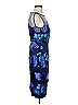 Eliza J 100% Polyester Graphic Blue Cocktail Dress Size 3 - photo 4