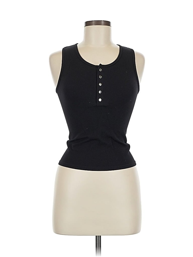 Pre-owned Assorted Brands Sleeveless Blouse In Black